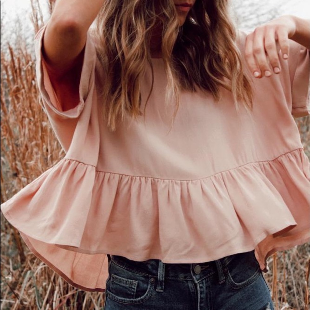 Rose Ruffle Top - Picture 3 of 5
